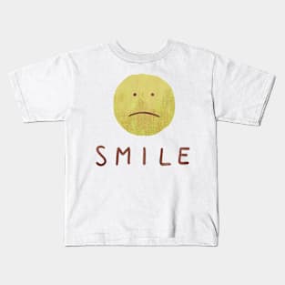 Sad smile Kids T-Shirt